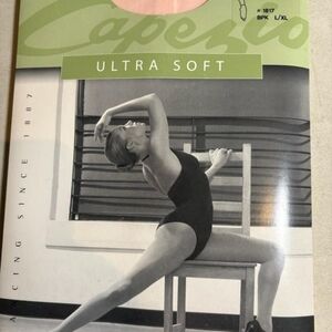 Capezio Matte Semi-Opaque Tights in Light Pink. 1817 L/XL